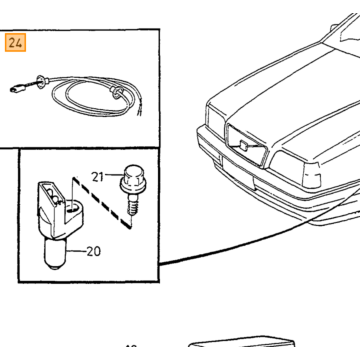 ABS Sensor Reparatieset Voorzijde Volvo 850 - S70 - V70 - C70 - XC70