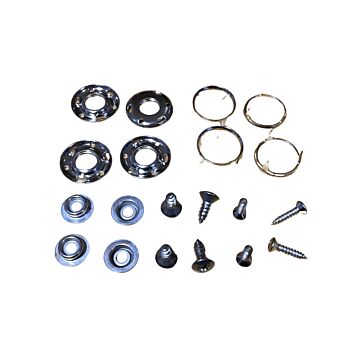 Drukknop mat PV544+Duett + Amazon+P1800 RVS (SET VAN 4 STUKS)