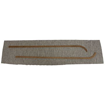 Bekleding PV444 B stijl rechts rood/grijs type AS-HS 1951-1955 93 107 ZIE SET nr 95040
