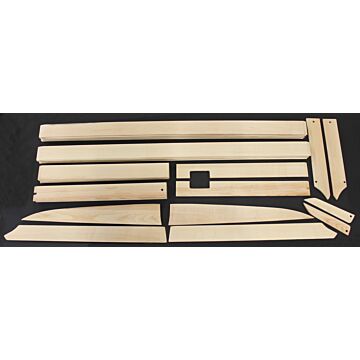 Houten latten set Duett achter bagage compartiment (compleet)