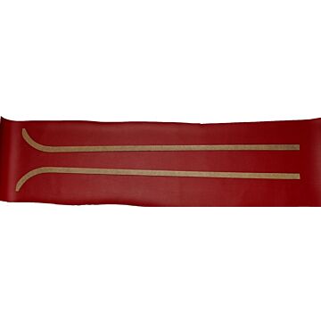 Bekleding PV544 B stijl links rood 1960-1961