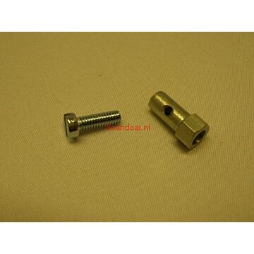 Choke kabel klem vervangen door 1x 418561+ 1x 953003