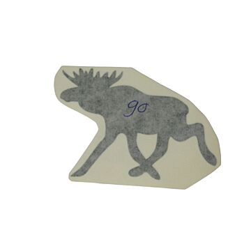 Sticker Eland zwart 90mm