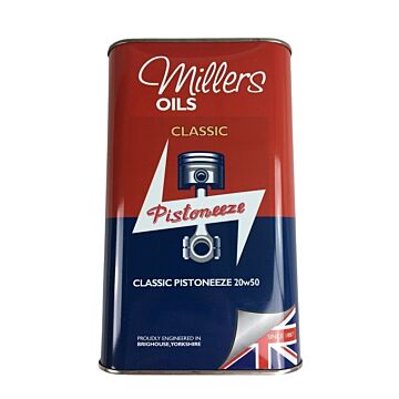 Millers olie 20W50 classic mineraal 1 liter verpakking 140  145  164  Amazon 121  Amazon 122 S  Amazon 220  C202  C303  P 1800  P 1800 E  P 1800 ES  P 210 Duett  Pv 444  PV 445 DUETT  Pv 544