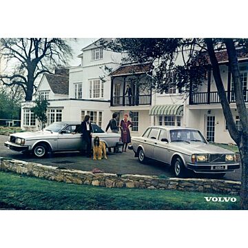 Poster 262C bertone  264 GLE voor landhuis reproductie