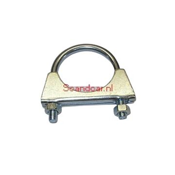 Uitlaat klem 45 mm RVS