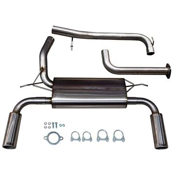 RVS Sportuitlaatsysteem Catback Volvo S40 - V50 T5 R-Line 2004-2012 alleen 2WD