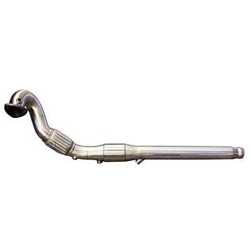 3 Inch Downpipe RVS met Racecat Rechte Flens Volvo 850 - V70 - S70 - C70 Turbo 1996-1998