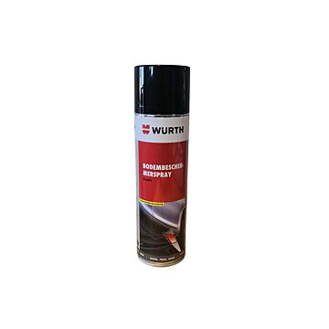 Spuitbus Bodembeschermer stone guard overschilderbaar zwart 500ml Wurth