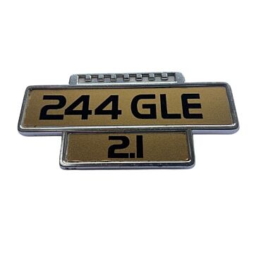 Emblema Volvo 244 GLE 2.1 Oro