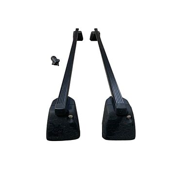 Portapacchi, Set di Rotaie per Tetto, Rotaia per Tetto, Portapacchi Originali Volvo, Volvo XC60 fino al 2017 per rotaia da tetto integrata, Usato.