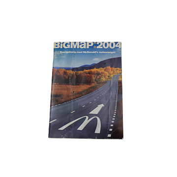 Bigmap 2004, Mappa della Svezia con ristoranti McDonald's