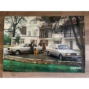 Poster Volvo 264, Reproductie Origineel, B1 Formaat 70 x 100 cm