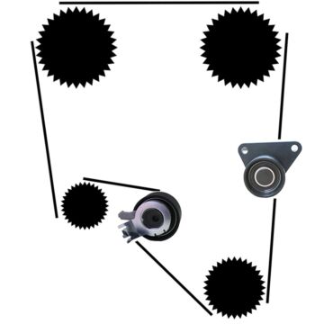Set cinghia di distribuzione per Renault Laguna SafraneS40 S60 S70 V40 C70 V70 S80 Xc90 Xc70, pezzo di ricambio Volvo 21430015