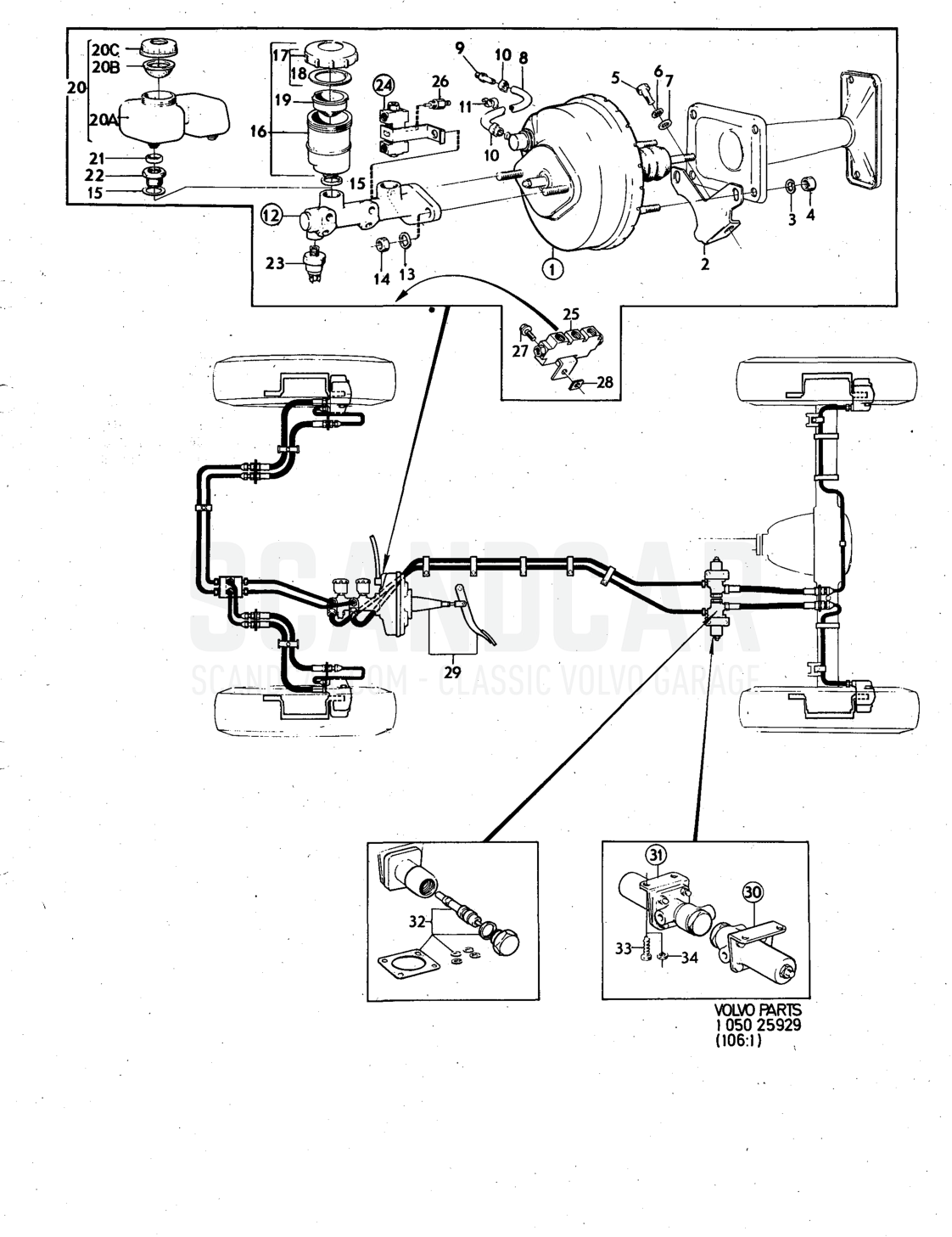 units ustration Sats Kit - disegno esploso, Altri ricambi, Volvo serie 140 fino a 1972