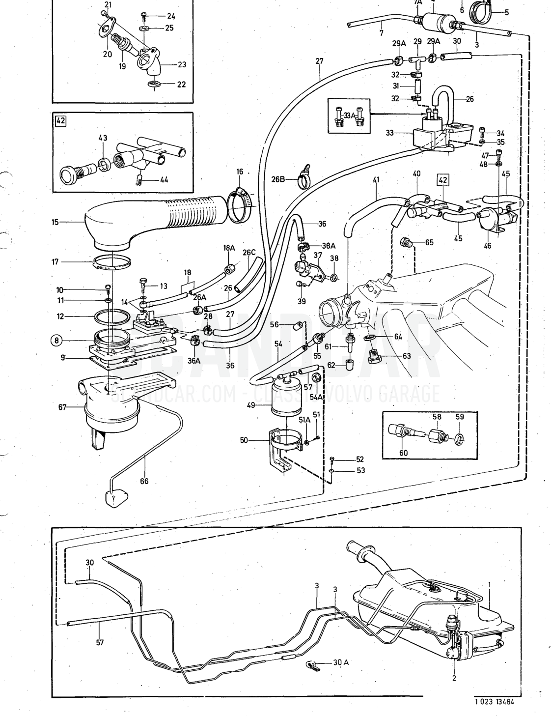 Fuel system injection engine
