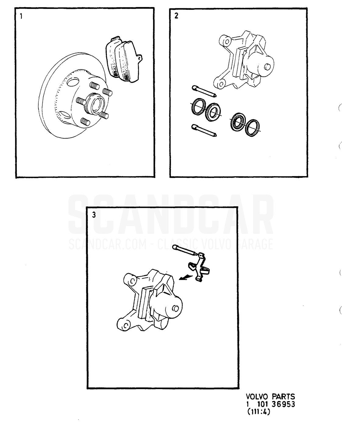 REPARATURSÄTZE VORDERRADBREMSE