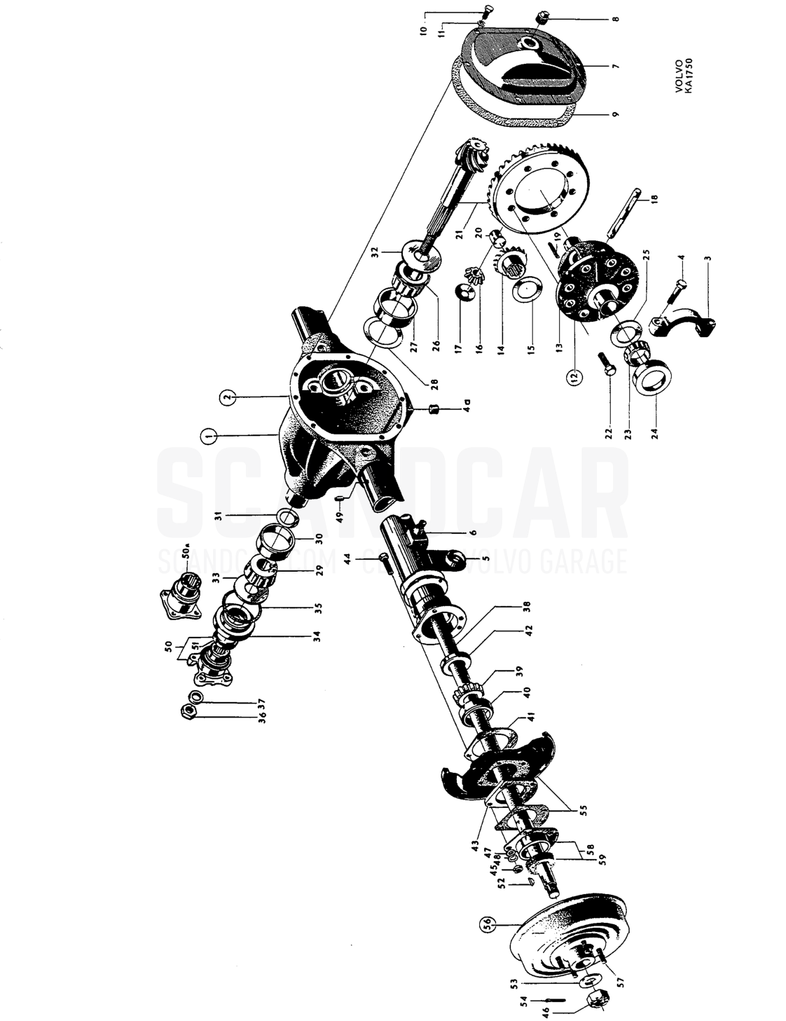Rear axle, Spicer