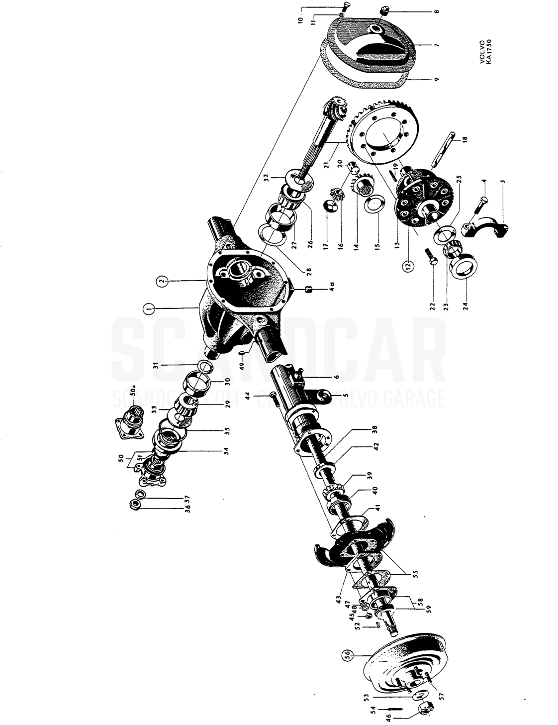 Rear axle, Spicer