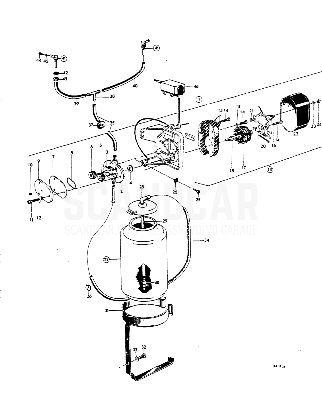 Windscreen per motor