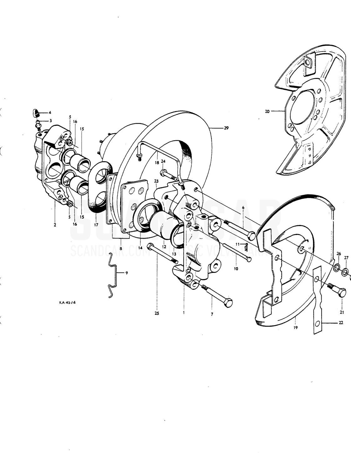 Front wheel brckes