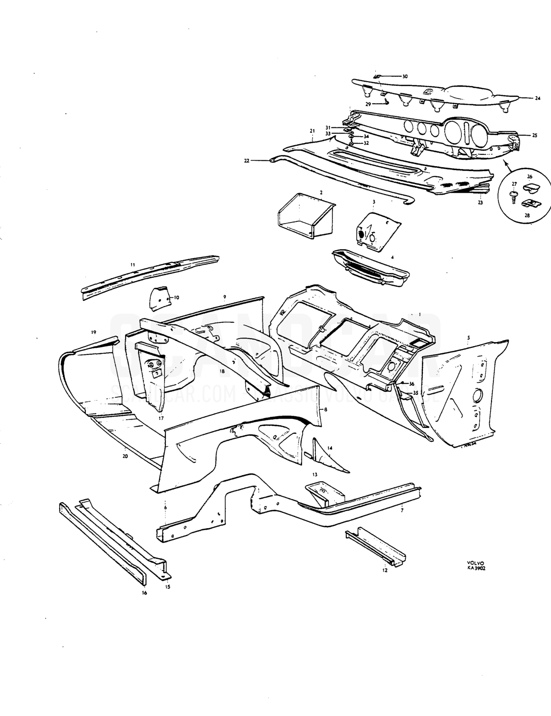 Cowl, instrument panel