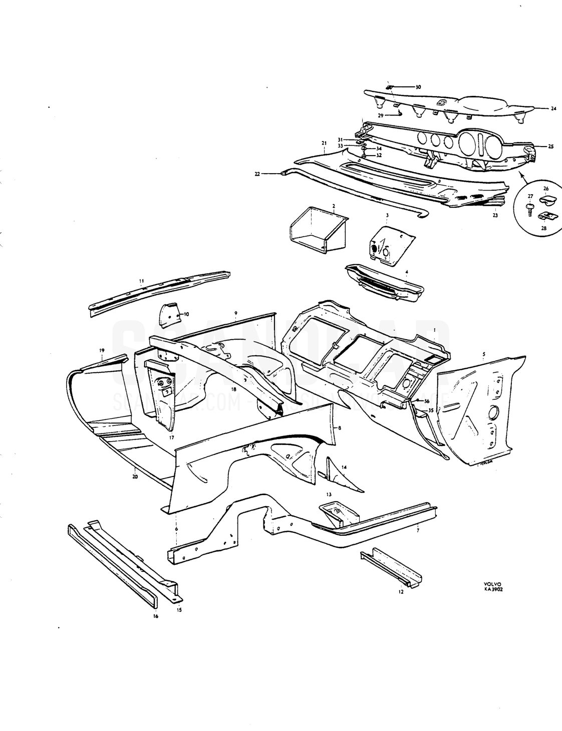 Cowl instrument panel