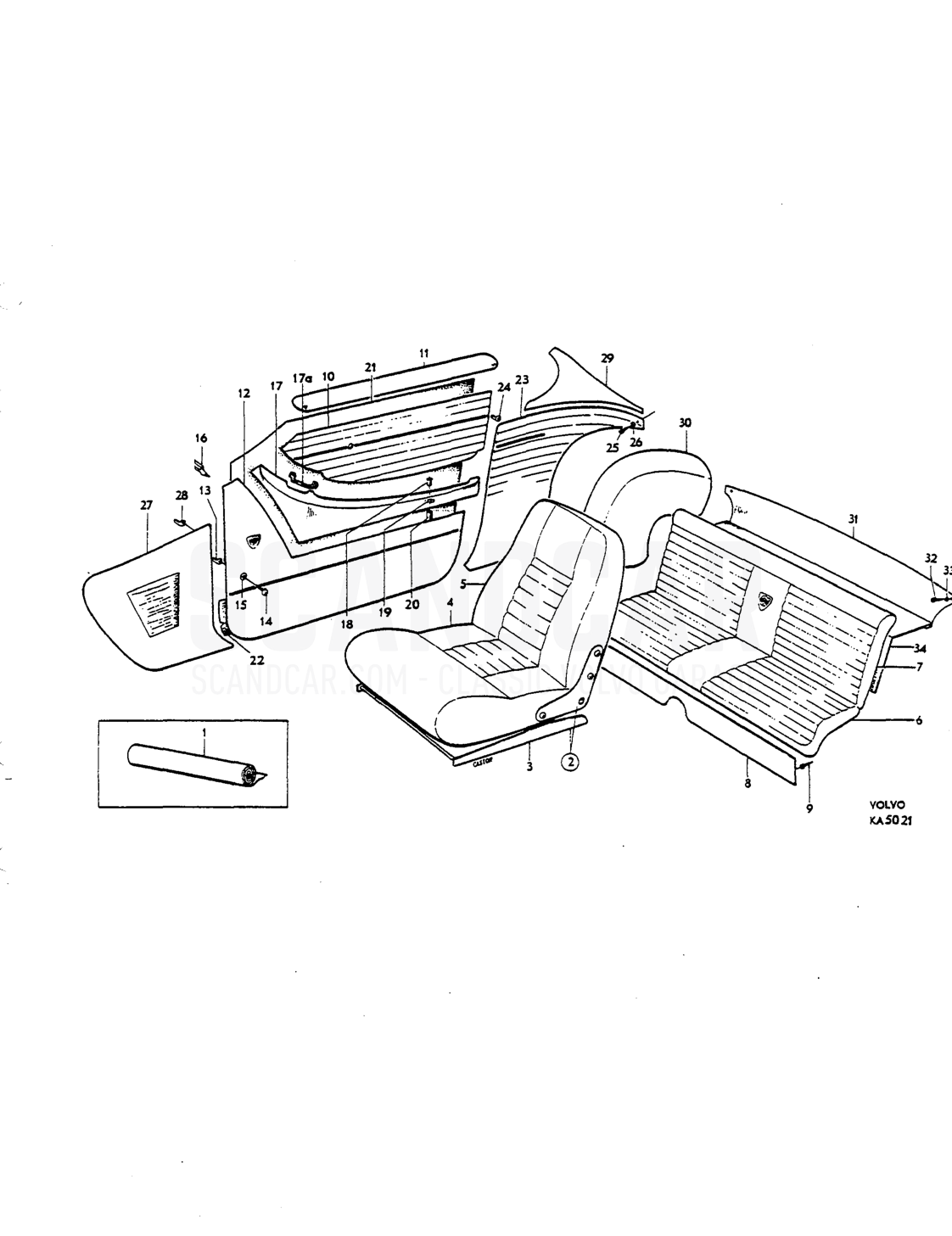 lnterior upho lstery Upholstery combination
