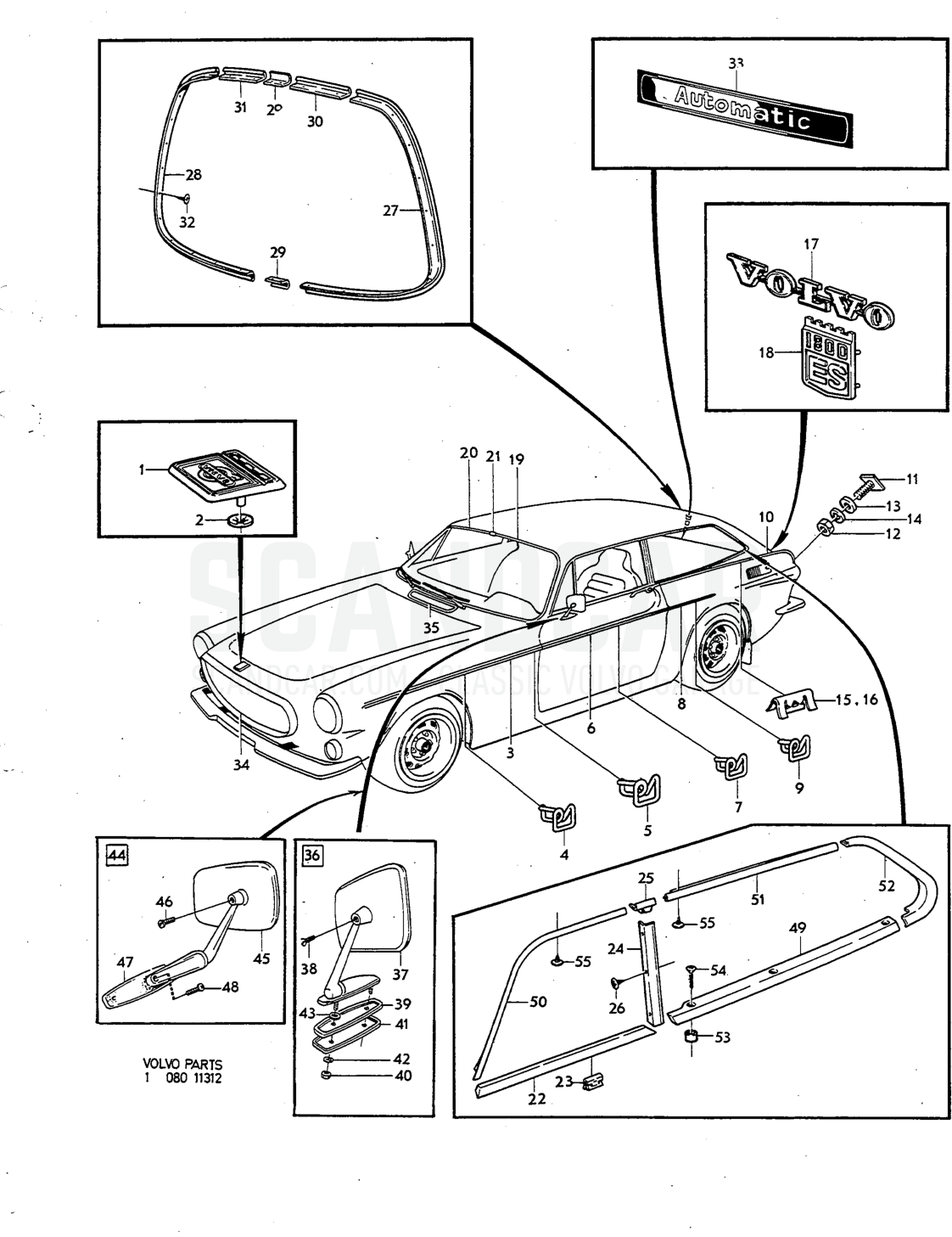embellishers Illustration rear view mirror Sats Kit