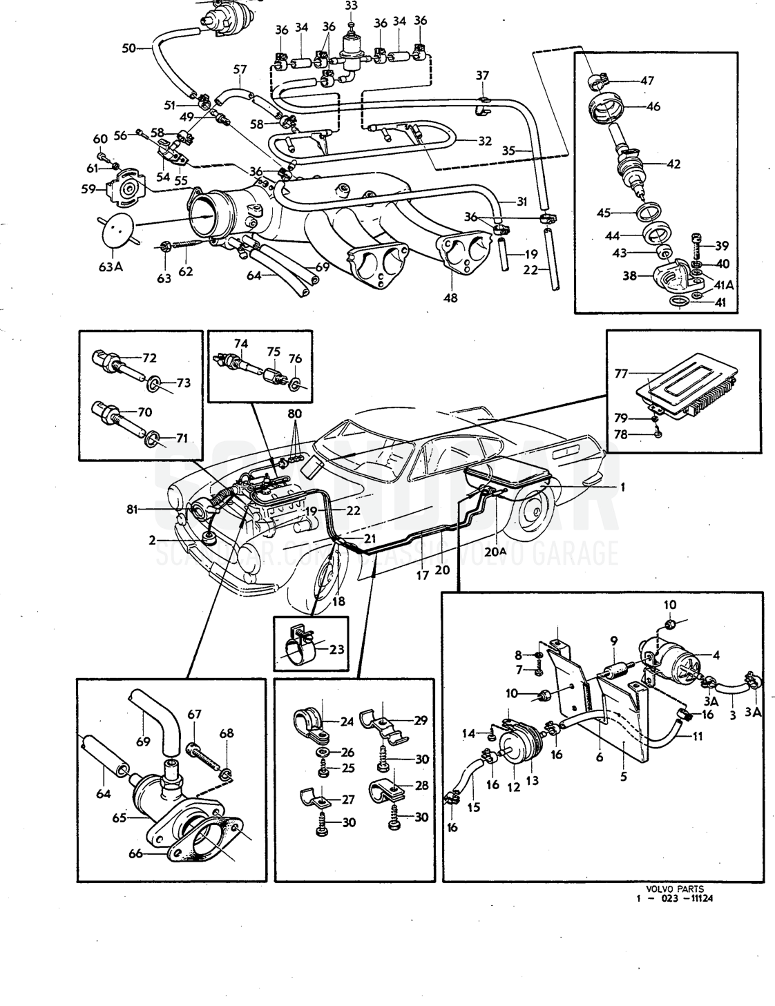 Fuel system Illustration injection engine Sats Kit